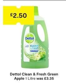 Dettol Clean & Fresh Green Apple 1 Litre