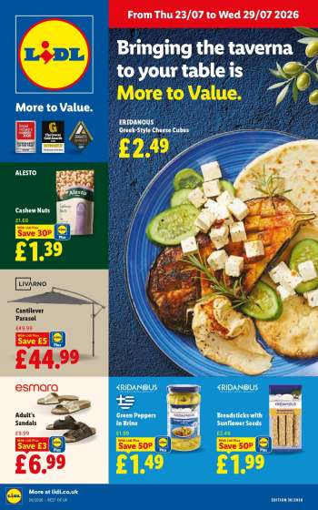 Lidl offer  - 23/07/2026 - 29/07/2026.
