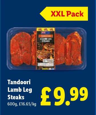 Tandoori Lamb Leg Steaks