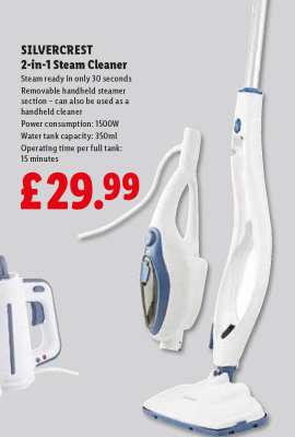 SILVERCREST 2-in-1 Steam Cleaner