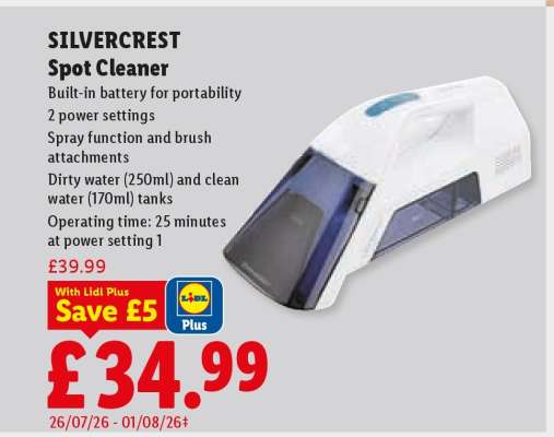 SILVERCREST Spot Cleaner