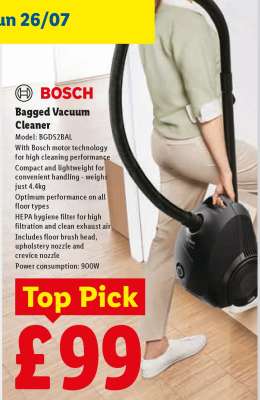 Bosch Bagged Vacuum Cleaner