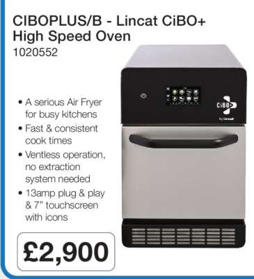 CIBOPLUS/B - Lincat CiBO+ High Speed Oven