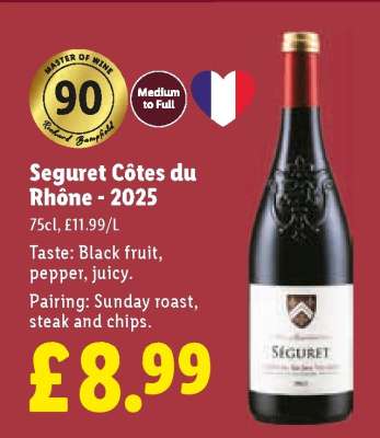 Seguret Côtes du Rhône - 2025