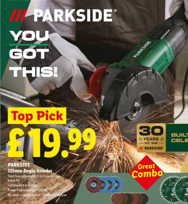 PARKSIDE 125mm Angle Grinder
