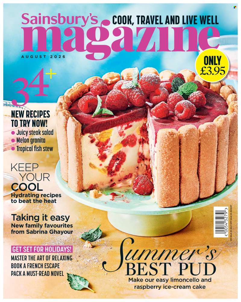 Sainsbury's offer  - 01/08/2026 - 31/08/2026.