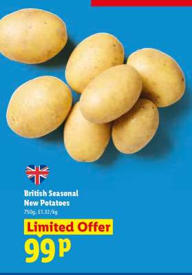 British Seasonal New Potatoes