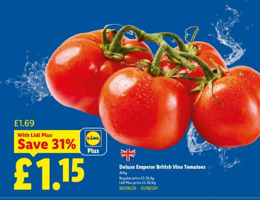 Deluxe Emperor British Vine Tomatoes