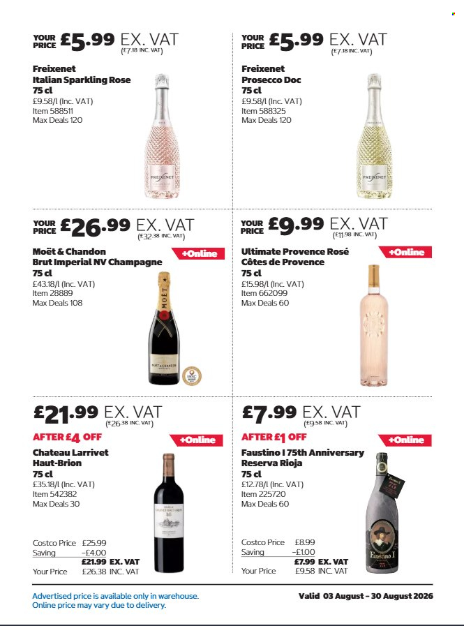 Costco offer - 03/08/2026 - 30/08/2026. Page 19