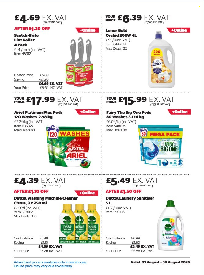 Costco offer - 03/08/2026 - 30/08/2026. Page 25