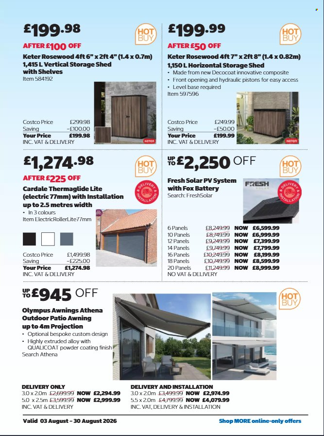 Costco offer - 03/08/2026 - 30/08/2026. Page 29