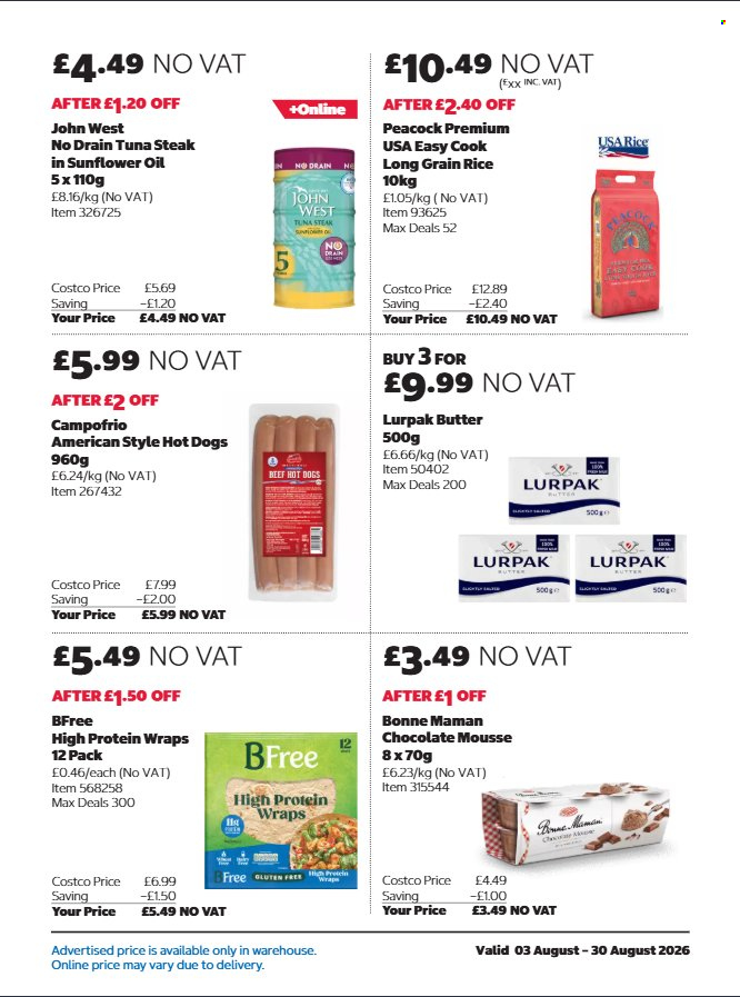 Costco offer - 03/08/2026 - 30/08/2026. Page 9