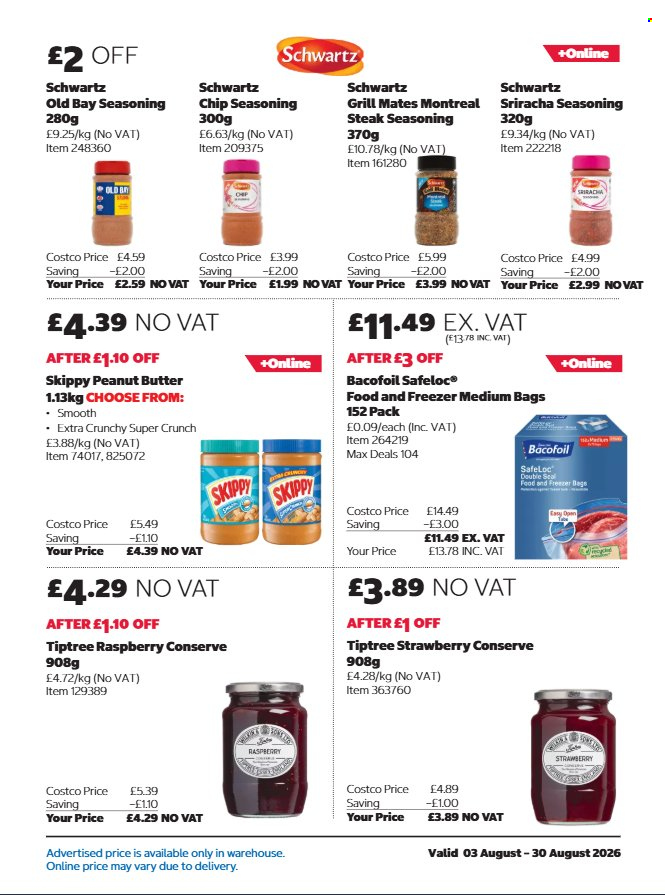 Costco offer - 03/08/2026 - 30/08/2026. Page 11