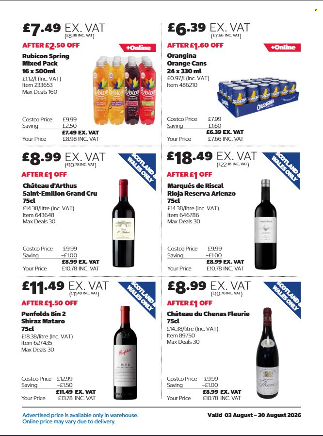 Costco offer - 03/08/2026 - 30/08/2026. Page 17