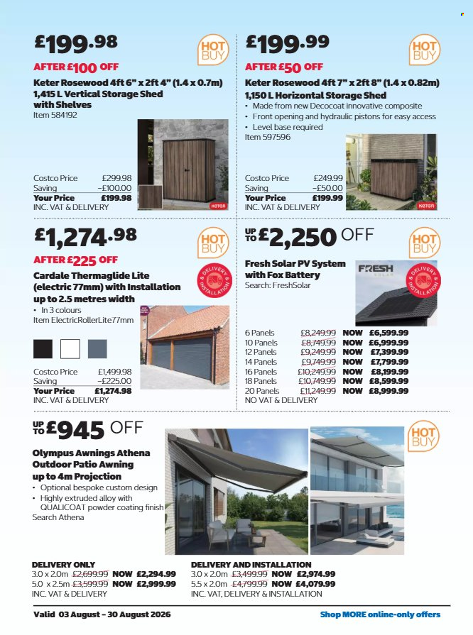 Costco offer - 03/08/2026 - 30/08/2026. Page 29