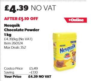Nesquik Chocolate Powder 1 kg