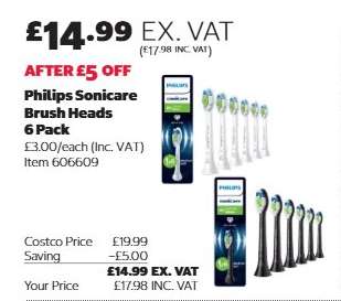 Philips Sonicare Brush Heads 6 Pack