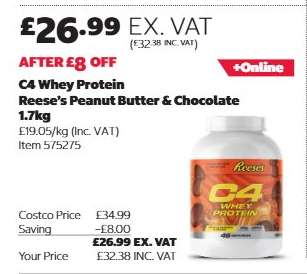 C4 Whey Protein Reese’s Peanut Butter & Chocolate 1.7kg