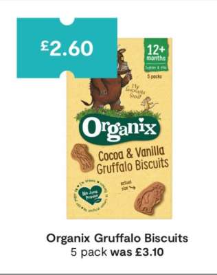 Organix Gruffalo Biscuits