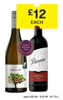 Abellio Albarino & Beronia Crianza Tempranillo Rioja