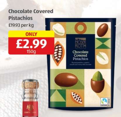 Moser Roth Chocolate Covered Pistachios