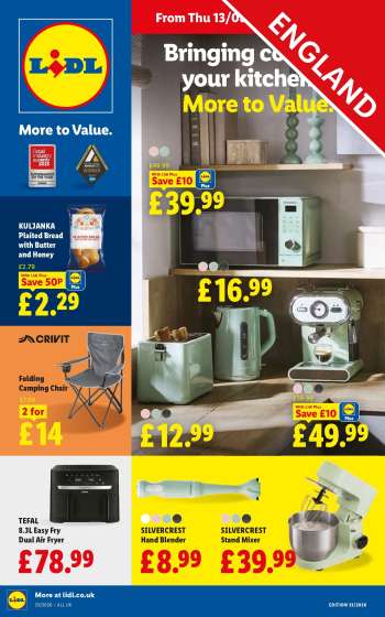 Lidl offer  - 13/08/2026 - 19/08/2026.