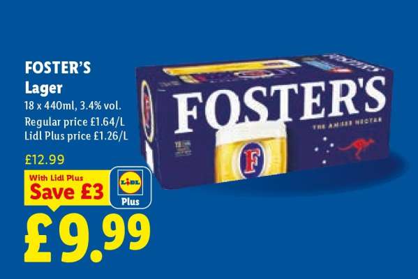 FOSTER’S Lager