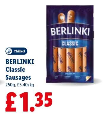 BERLINKI Classic Sausages