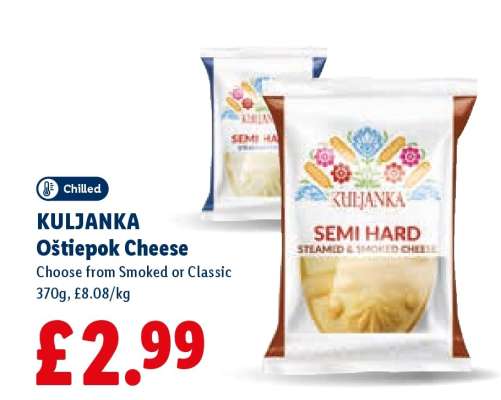 Kuljanka Oštiepok Cheese