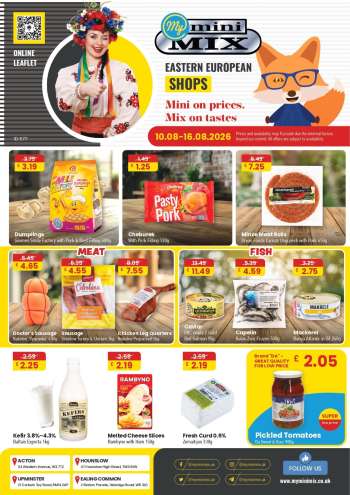 MyMINIMIX offer  - 10/08/2026 - 16/08/2026.