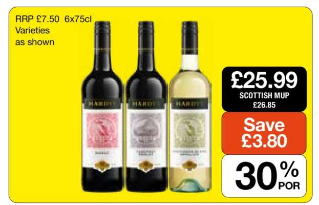 Hardys Wine Varieties