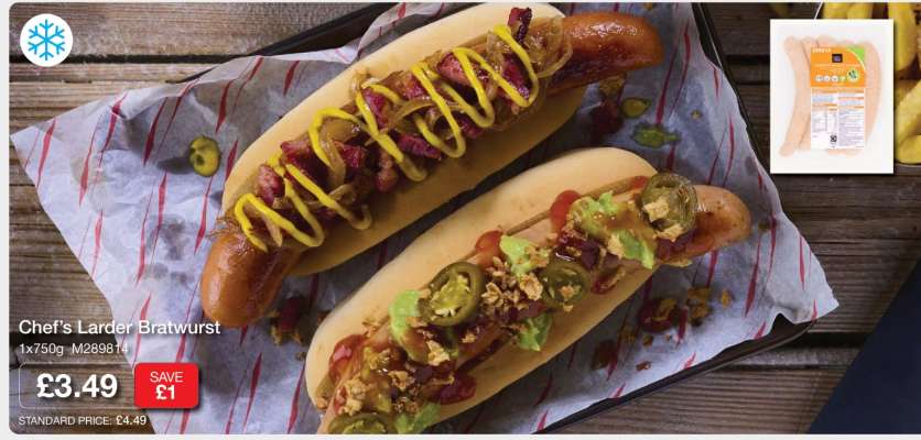 Chef’s Larder Bratwurst