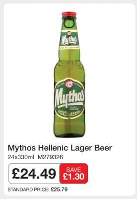 Mythos Hellenic Lager Beer