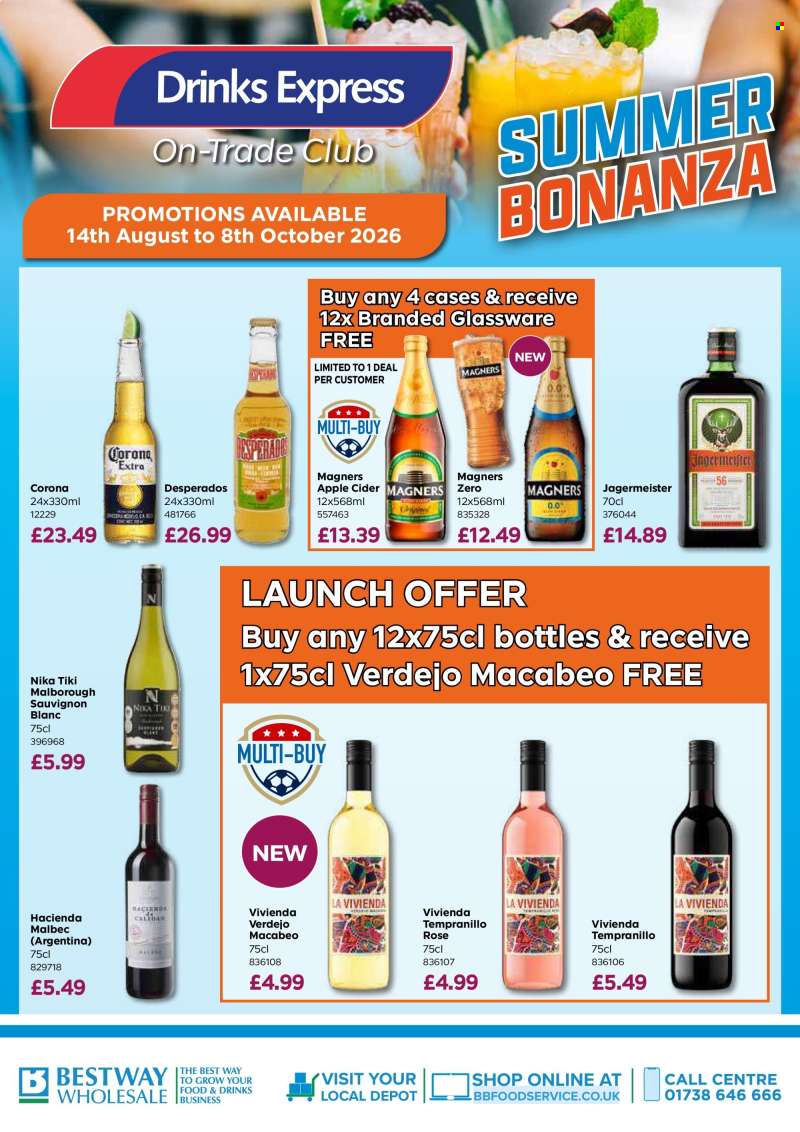 Bestway offer  - 14/08/2026 - 08/10/2026.
