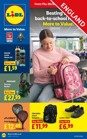 Lidl offer  - 20/08/2026 - 26/08/2026.