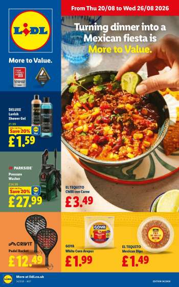 Lidl offer  - 20/08/2026 - 26/08/2026.