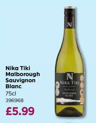 Nika Tiki Malborough Sauvignon Blanc
