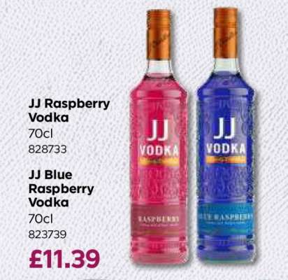 JJ Raspberry Vodka