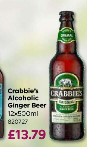 Crabbie’s Alcoholic Ginger Beer