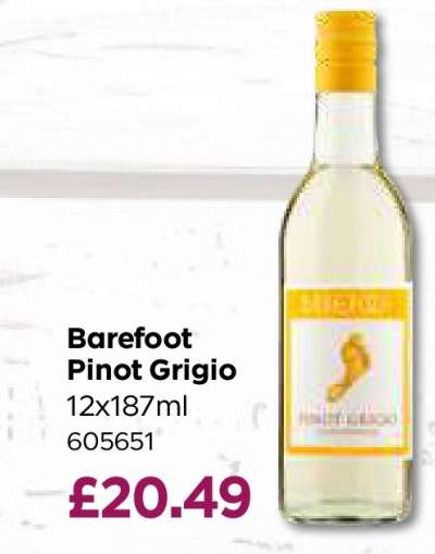 Barefoot Pinot Grigio