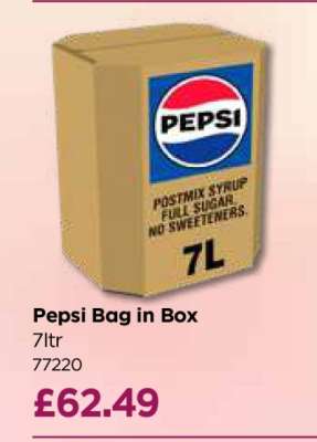 Pepsi Bag in Box