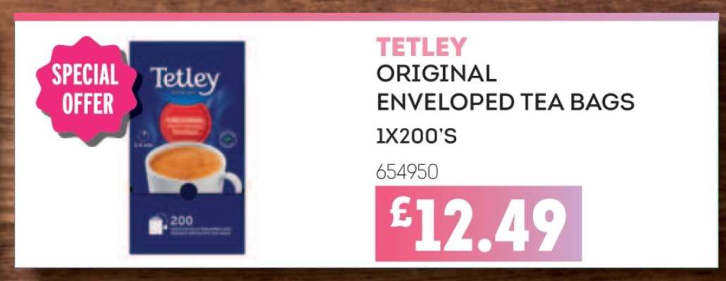Tetley Original Enveloped Tea Bags