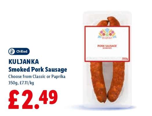 KULJANKA Smoked Pork Sausage