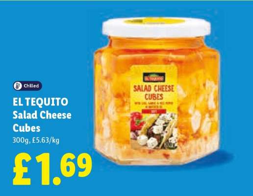 El Tequito Salad Cheese Cubes