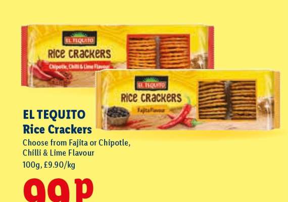 El Tequito Rice Crackers