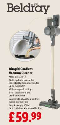 Beldray Airapid Cordless Vacuum Cleaner