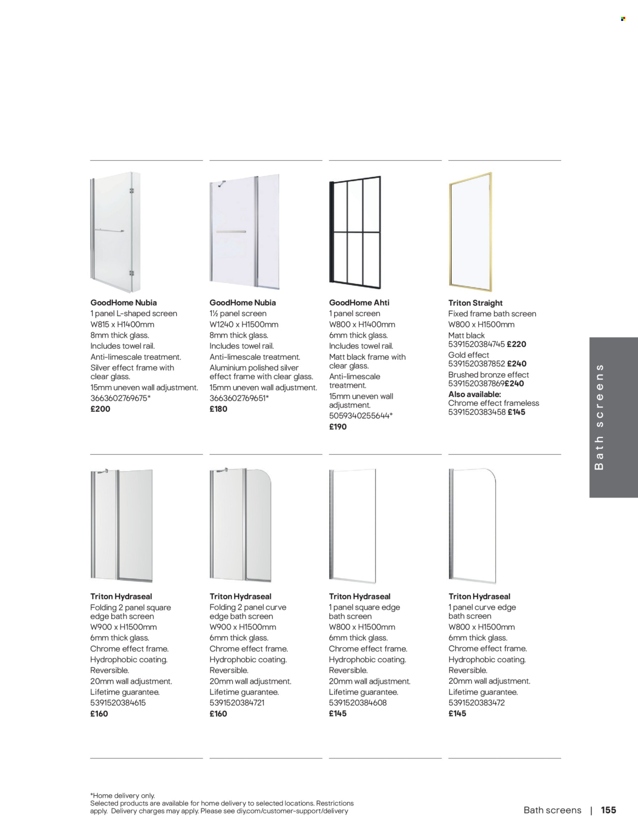 B&Q offer. Page 157
