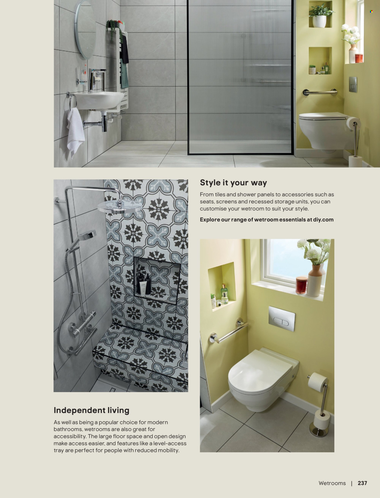 B&Q offer. Page 239