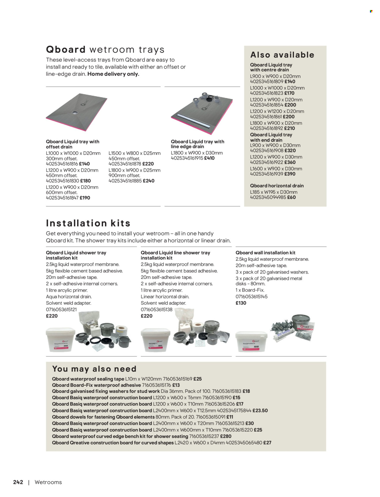 B&Q offer. Page 244