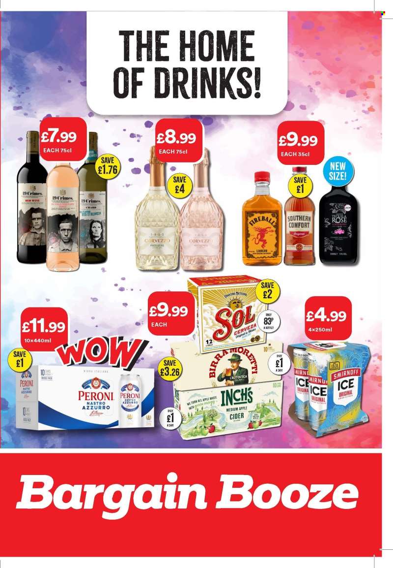 Bargain Booze offer  - 18/08/2026 - 14/09/2026.